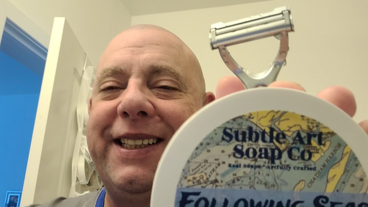 Broman MK 2 SE Razor/Subtle Art Soap Co.  Following Seas