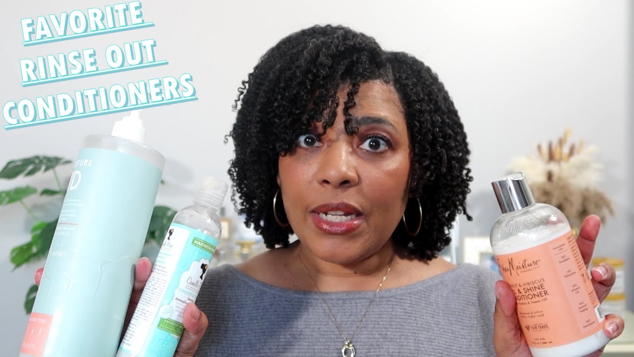 FAVORITE RINSE OUT CONDITIONERS FOR MY TYPE 4 NATURAL HAIR | Great Slip & Moisture | NaturalRaeRae