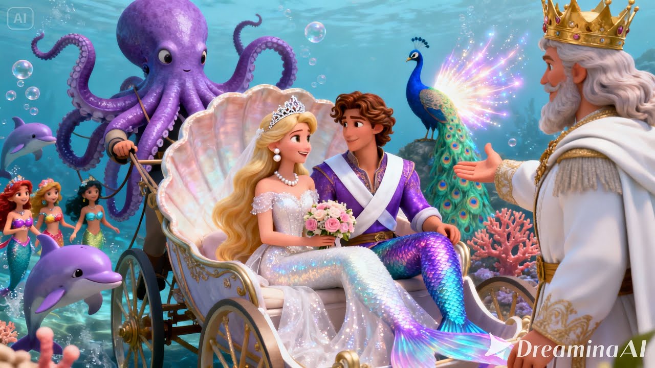 آدم يتحول لأمير بحر من أجل إيلا 🧜‍♂️✨ | الحلقة 3