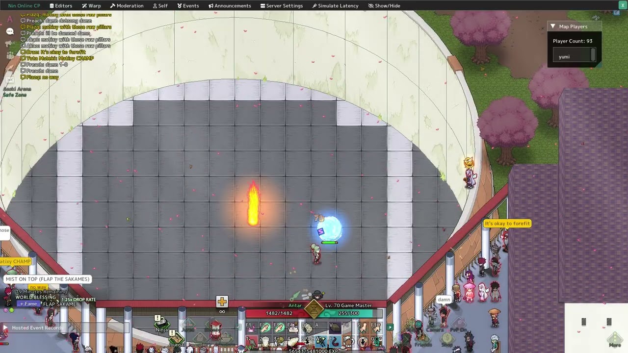 3 village celebration 2v2 Nin Online