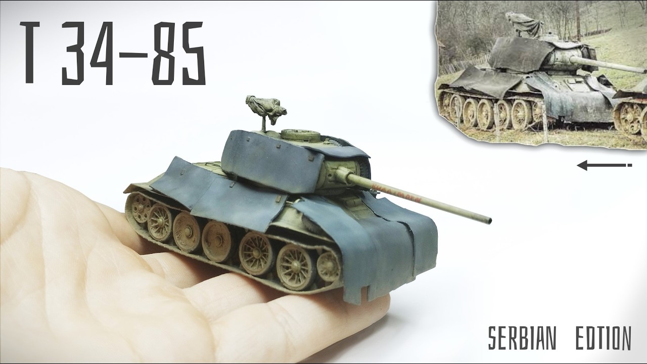 Let's build a Serbian T 34-85 | Zvezda 1:72