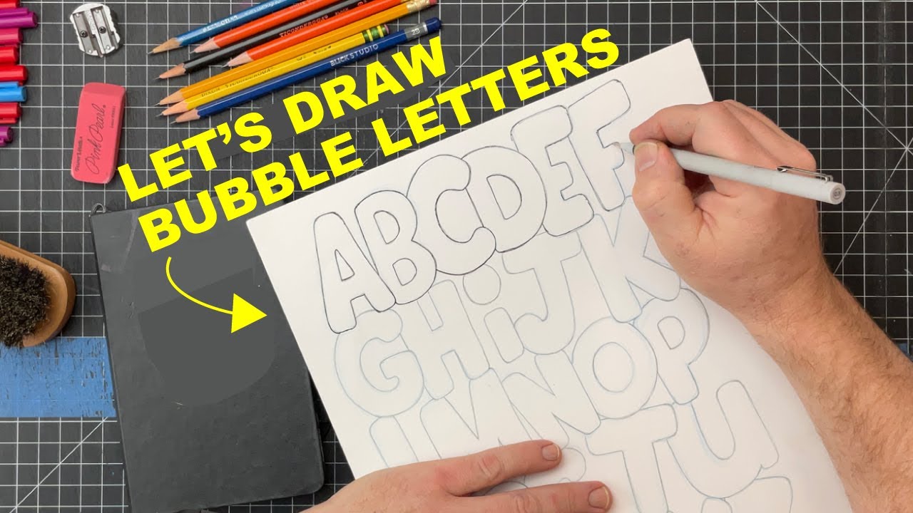 November 16 Live - Let’s Draw Bubble Letters