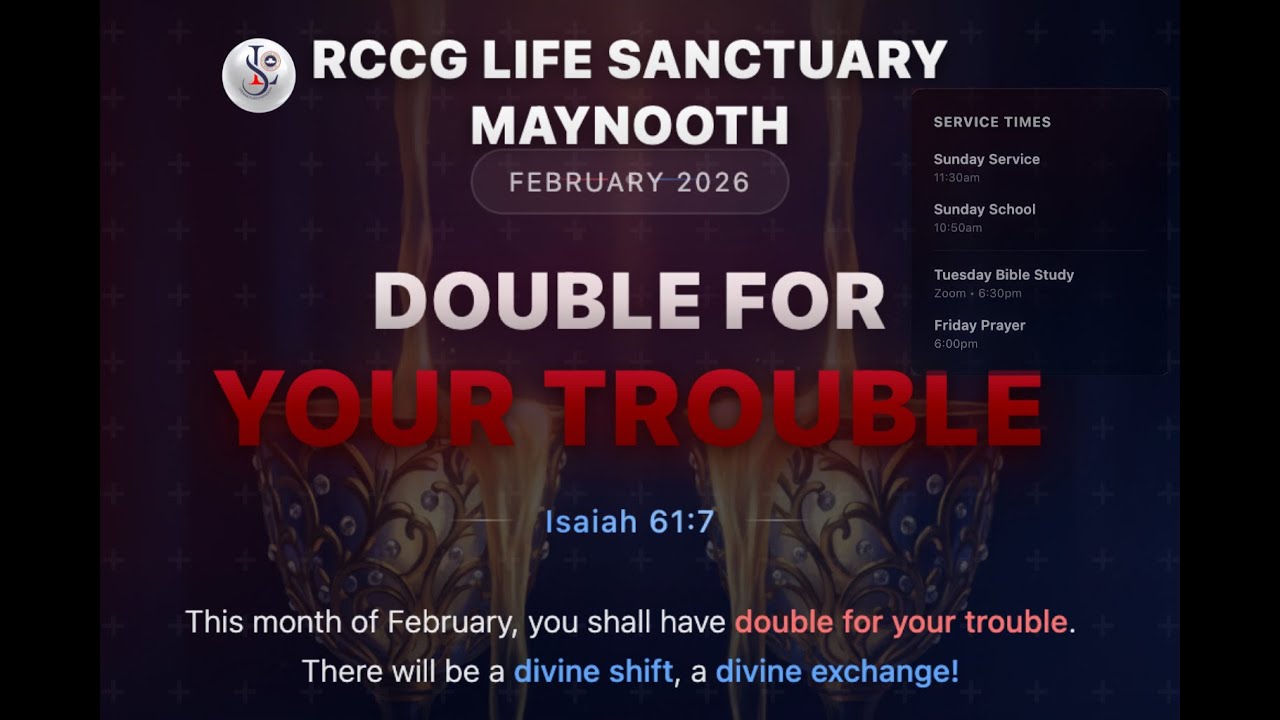 RCCG Life Sanctuary Maynooth || Thanksgiving Service || 1st February 2026