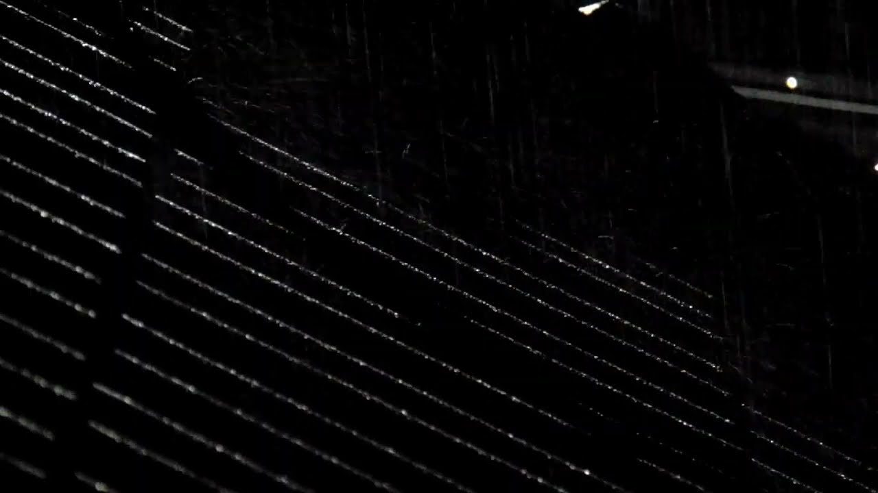 Sporadic rain sounds and thunder-rain sounds for sleep - 7 minutes of rain sounds for sleep