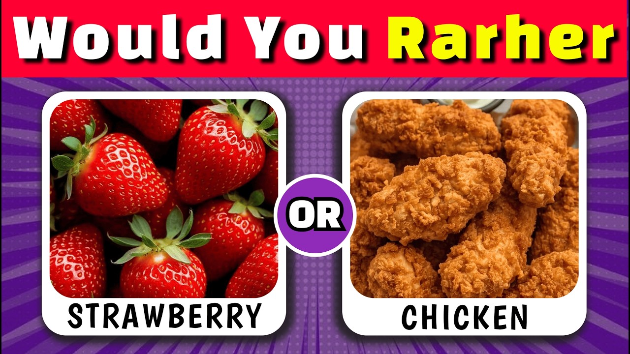 Would You Rather..? 🍽️ Food Mix Edition | QuizArena