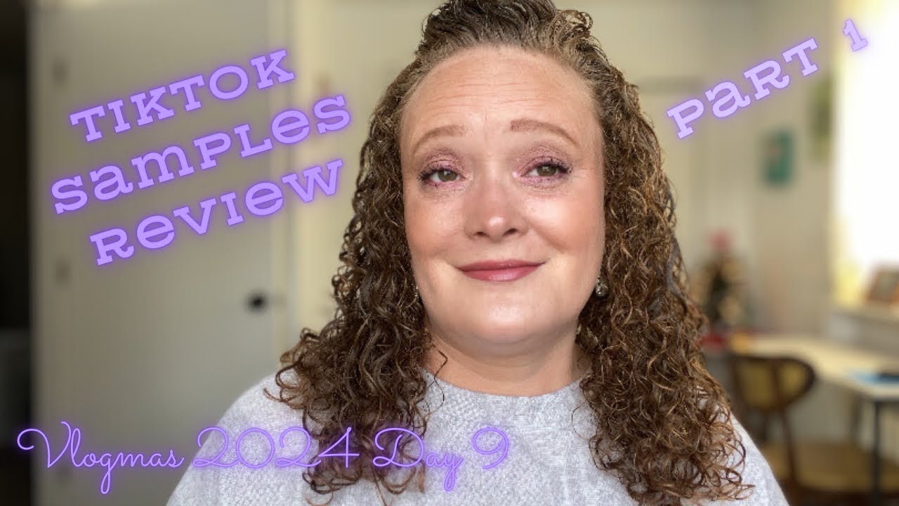 🎄VLOGMAS 2024 DAY 9 | TIKTOK SHOP SAMPLES REVIEWS & RANKING | Curly Girl Angela
