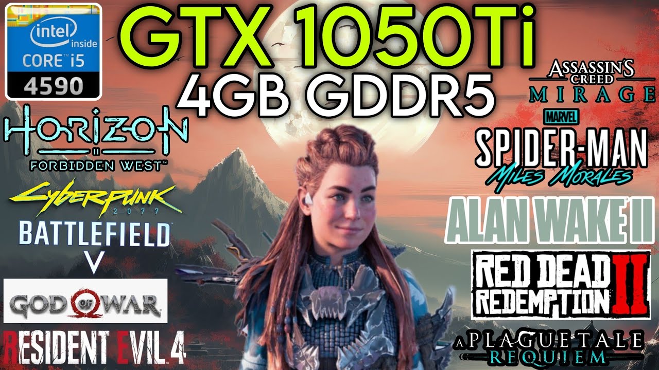 GTX 1050 Ti + I5 4590 & 16GB Ram | Test In 10 Games In Mid 2024 !
