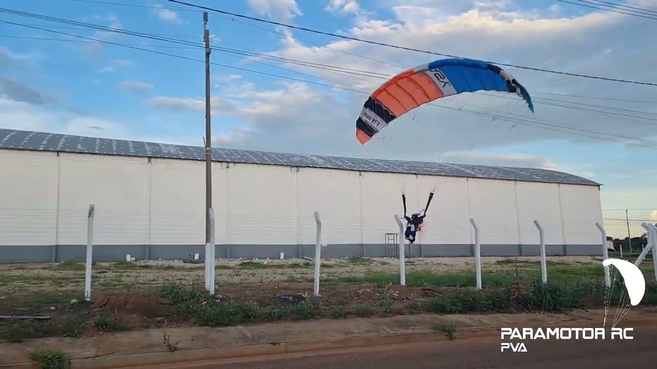 Paramotor-RC  / Easy One / Vôo Urbano #paramotorrc #ozoneparamotors #drone #aeromodelismobrasil