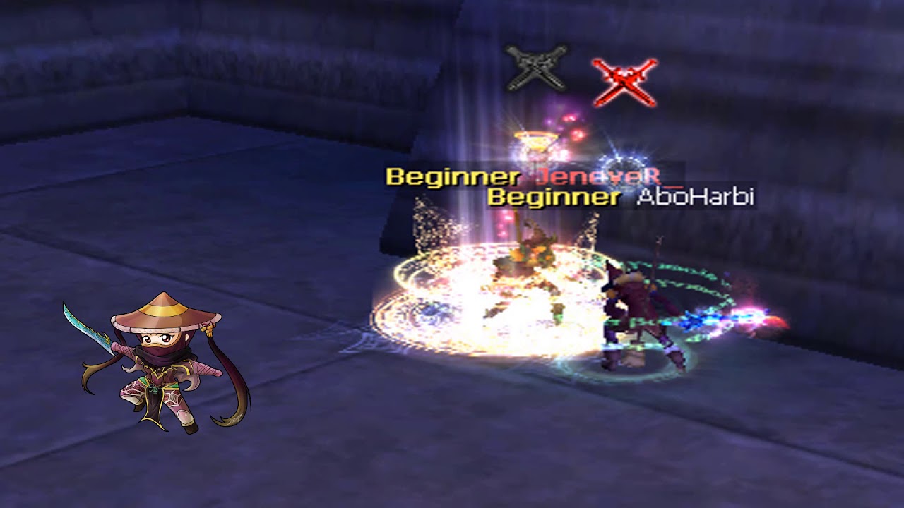 Silkroad Online Pvp Cap 100 Warrior Cleric Vs Rogue Cleric