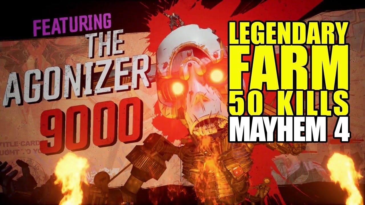Borderlands 3 Agonizer 9000 legendary Farm Test
