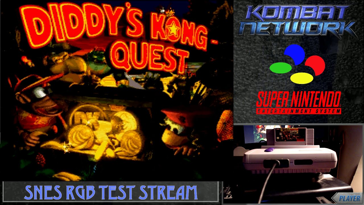 Donkey Kong Country 2 - Any Percent Longplay DKC - Shock's RGB Test 1