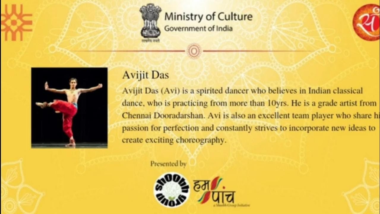 Avijit Das - Kuchipudi #shoobh #ministryofculture #wzcc