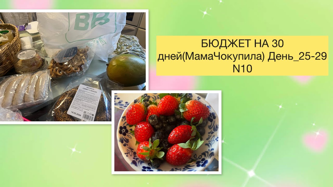 БЮДЖЕТ НА 30 дней(МамаЧокупила) День_25-29 N10