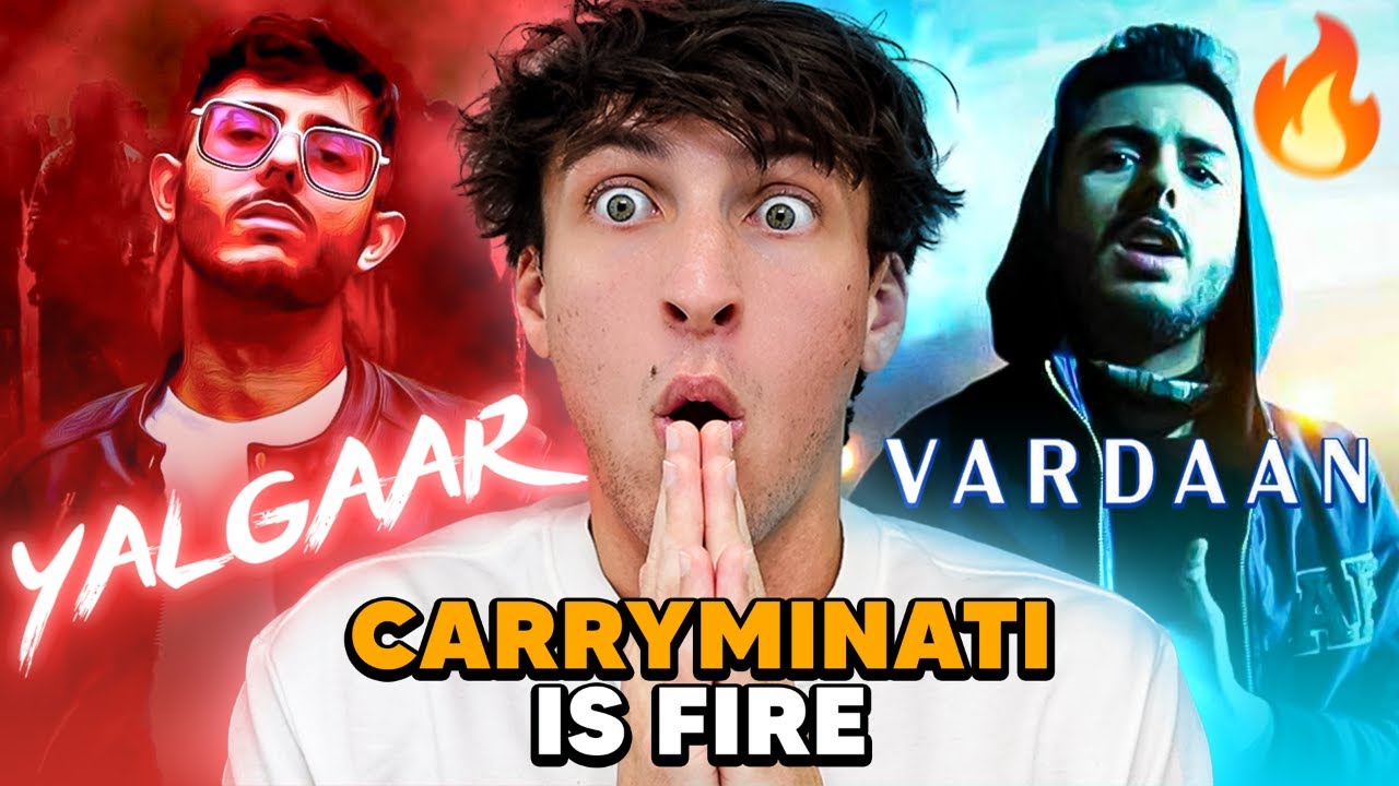 Я и не знала, что CarryMinati умеет читать рэп?! (Реакция Yalgaar и Vardaan)