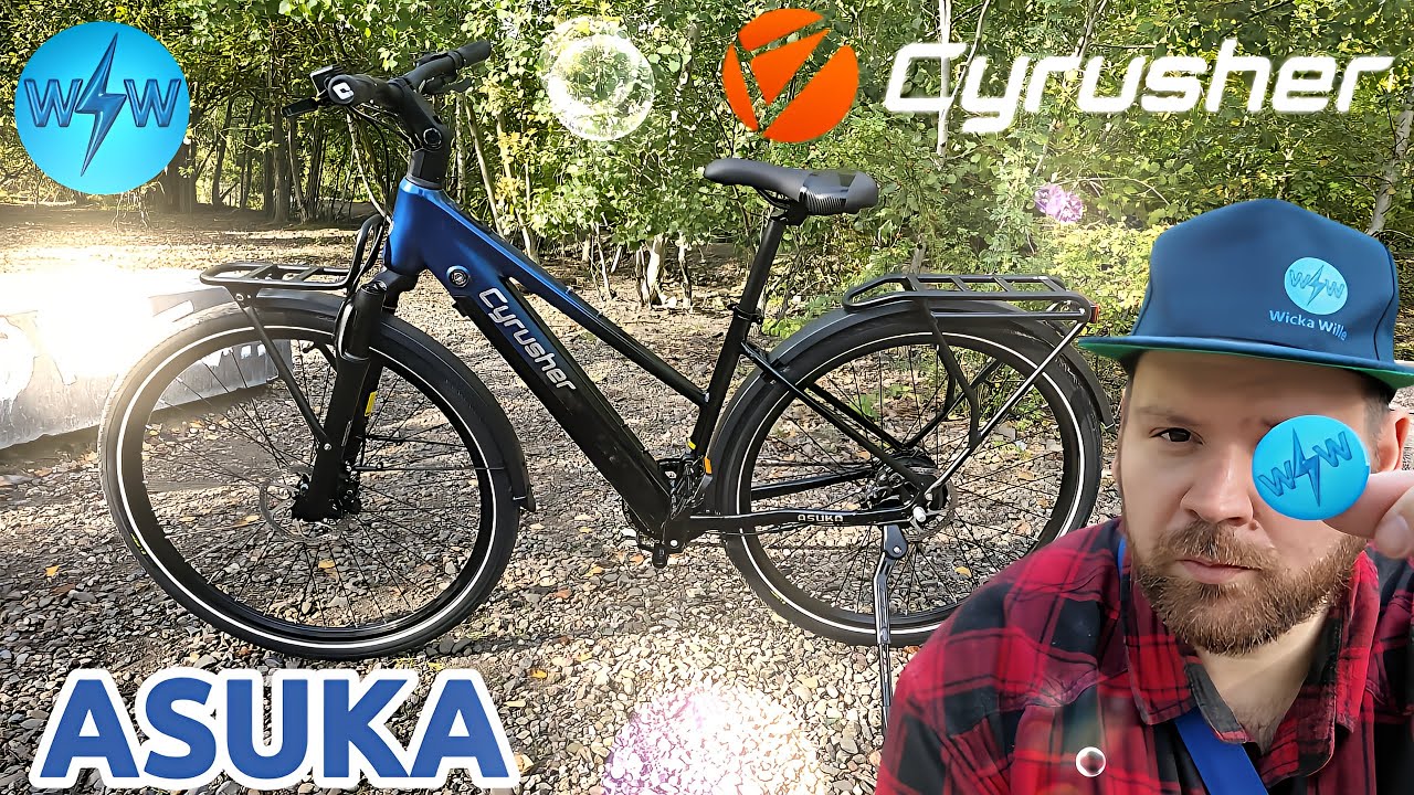 Cyrusher Asuka 🔥 Trekking eLastenrad 🔥 Shimano Tiagra, 25 km/h, 250 Watt, eBike 2025, Luftfederung