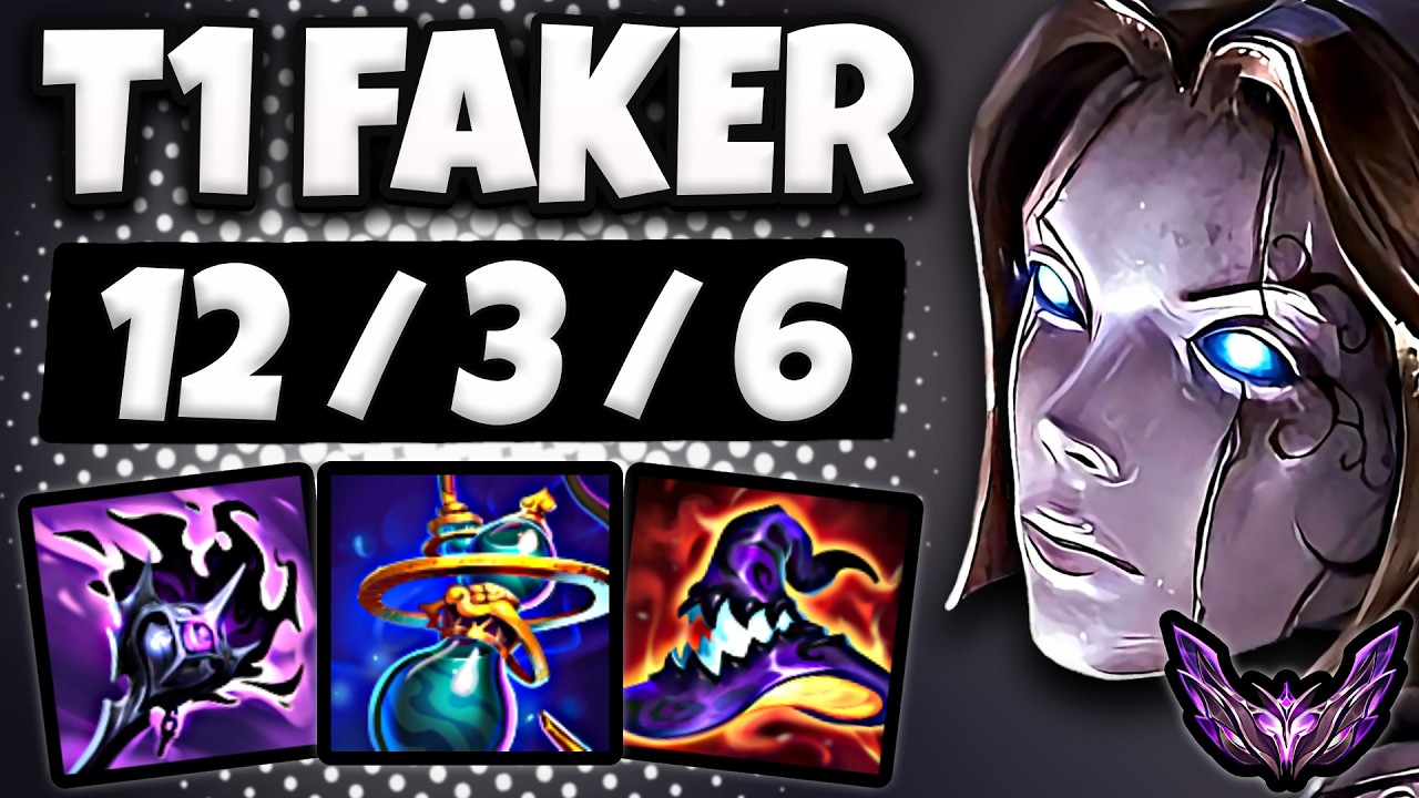 T1 Faker Orianna vs Syndra [ MID ] Korea Master Patch 26.3