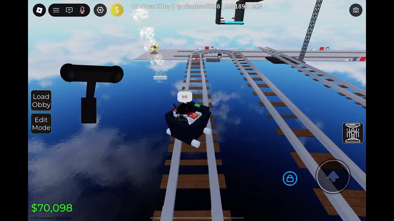 Beating my own obby in Obby Creator