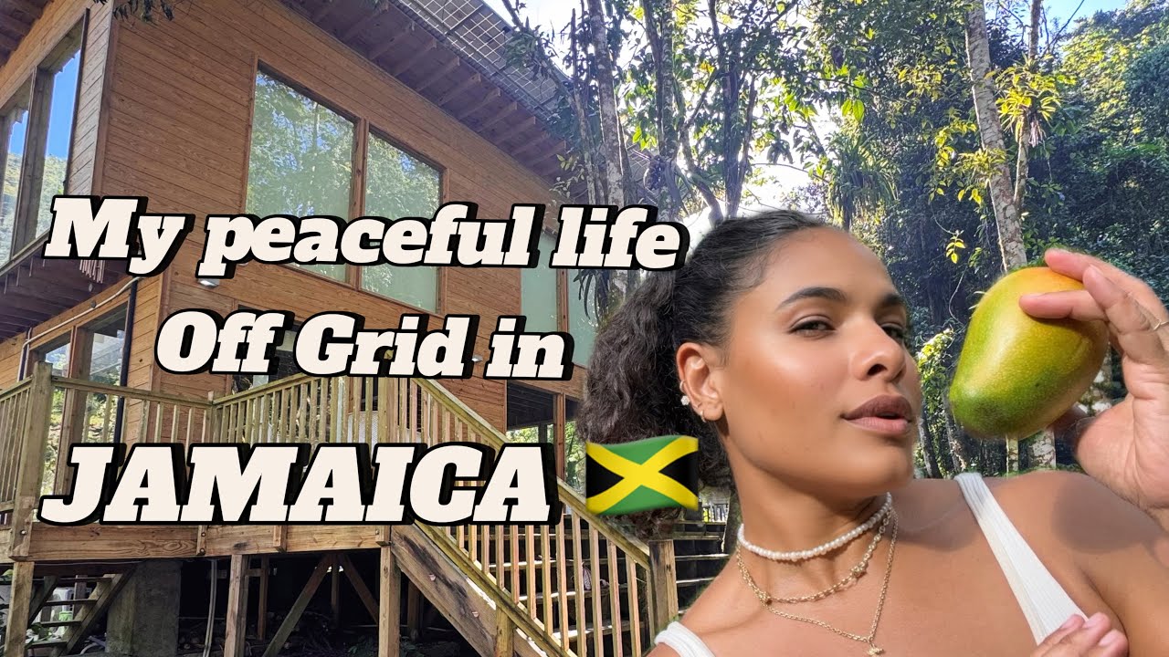 Living off grid in a wood house in Jamaica 🇯🇲