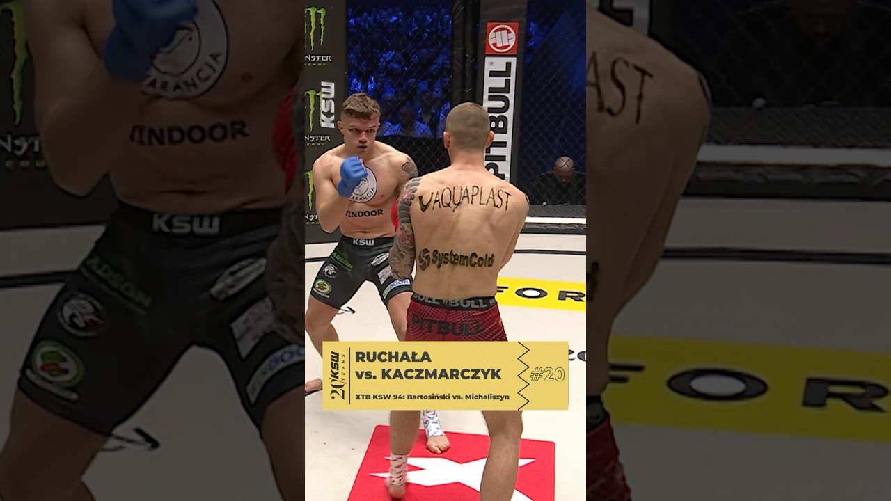 KSW TOP 20 Knockouts 👊 #20 Robert Ruchała vs. Patryk Kaczmarczyk #ksw #mma #top10