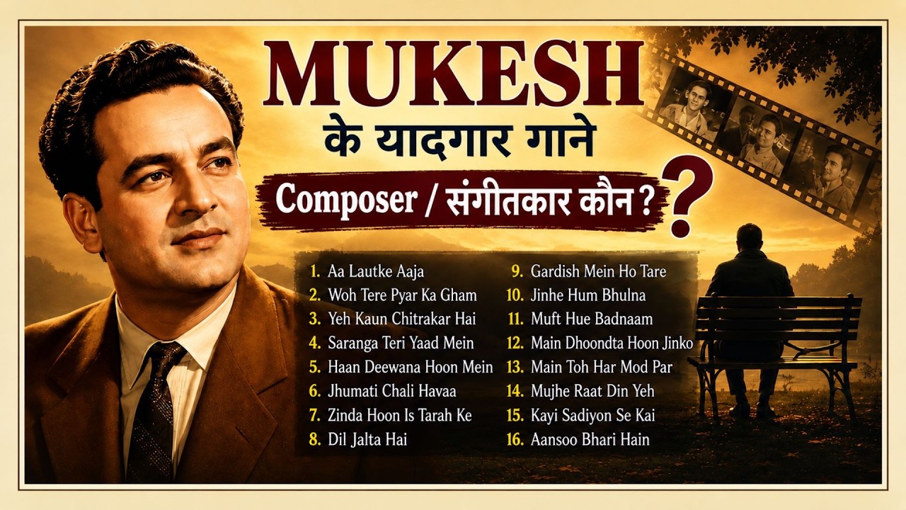 Mukesh Solo Hit Songs Jukebox | Rare  Classics by  Rare Composers  |  #evergreenhits #song #mukesh