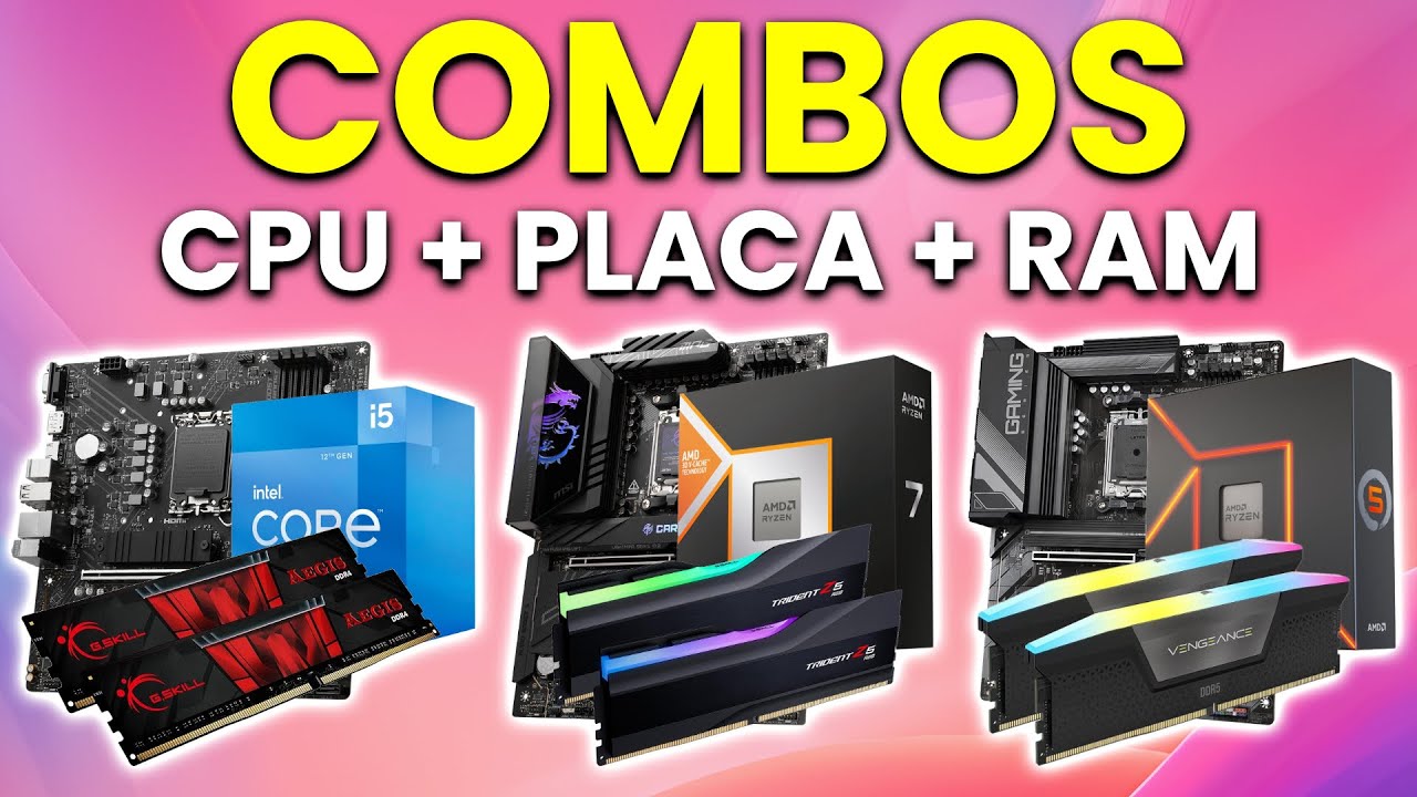 🏆 Los Mejores Combos CPU + Placa + RAM para TODOS los Presupuestos | Diciembre 2024