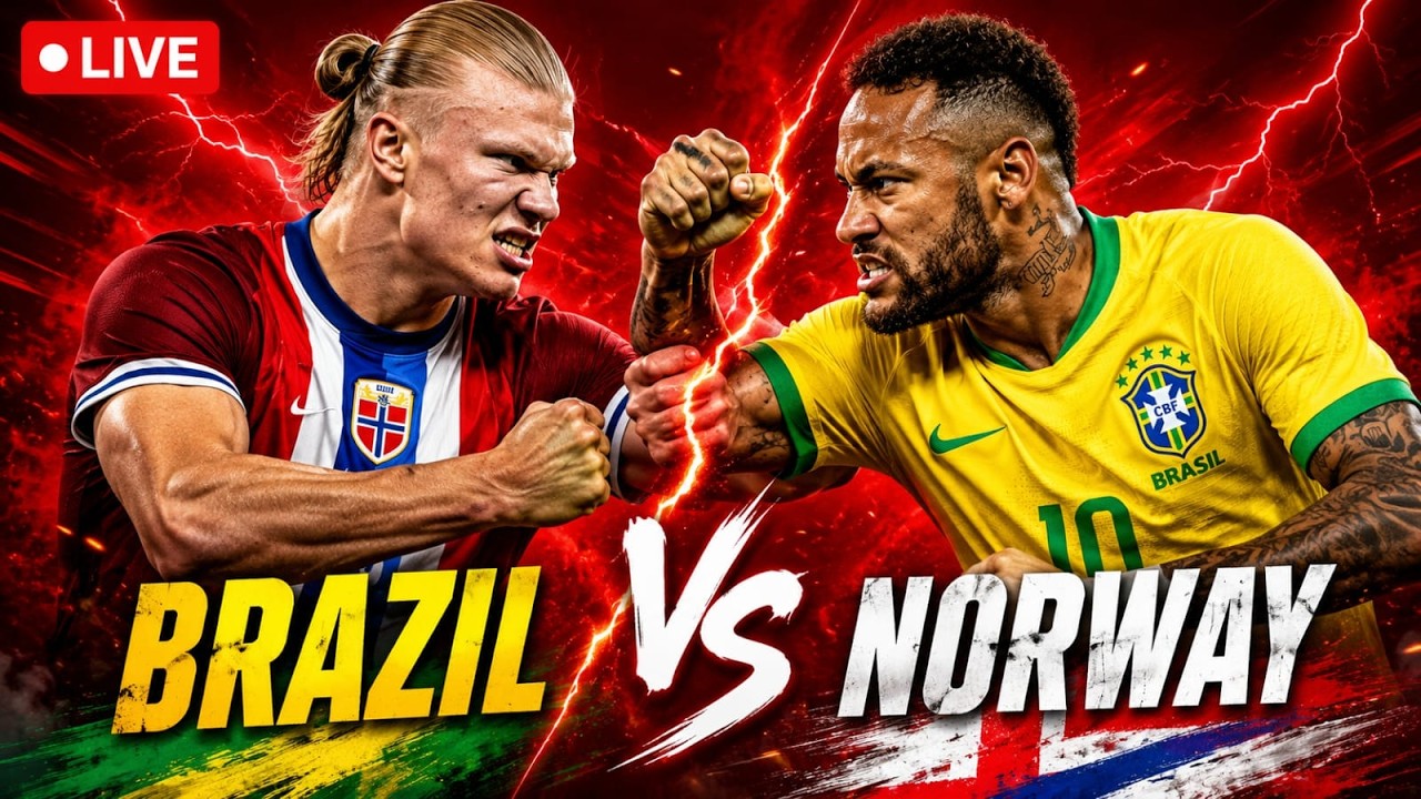 🔴 LIVE | BRAZIL VS NORWAY - FIFA World Cup 2026 | PES 21 Simulation #worldcuplivematch