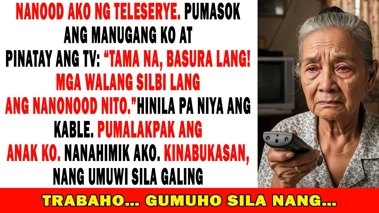 📺 Nanood Ako Ng Teleserye, Pinatay Ng Manugang Ang Tv: “Tama Na, Basura!” 😡 Kinabukasan… 😱