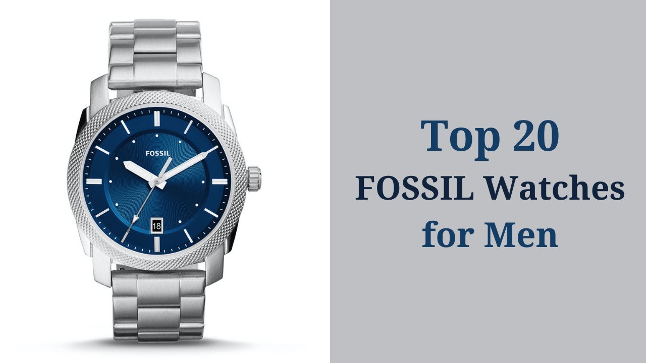 Top 20 FOSSIL Watches for Men Under ₹15,000