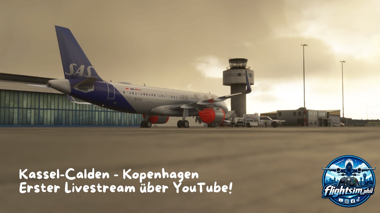 MSFS2024 - Kassel Calden nach Kopenhagen #a320 #msfs2024