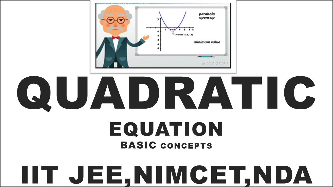 Quadratic Equation Concepts Formula Theory |IIT JEE | NIMCET | CBSE | ISC | Maths | INPS Classes