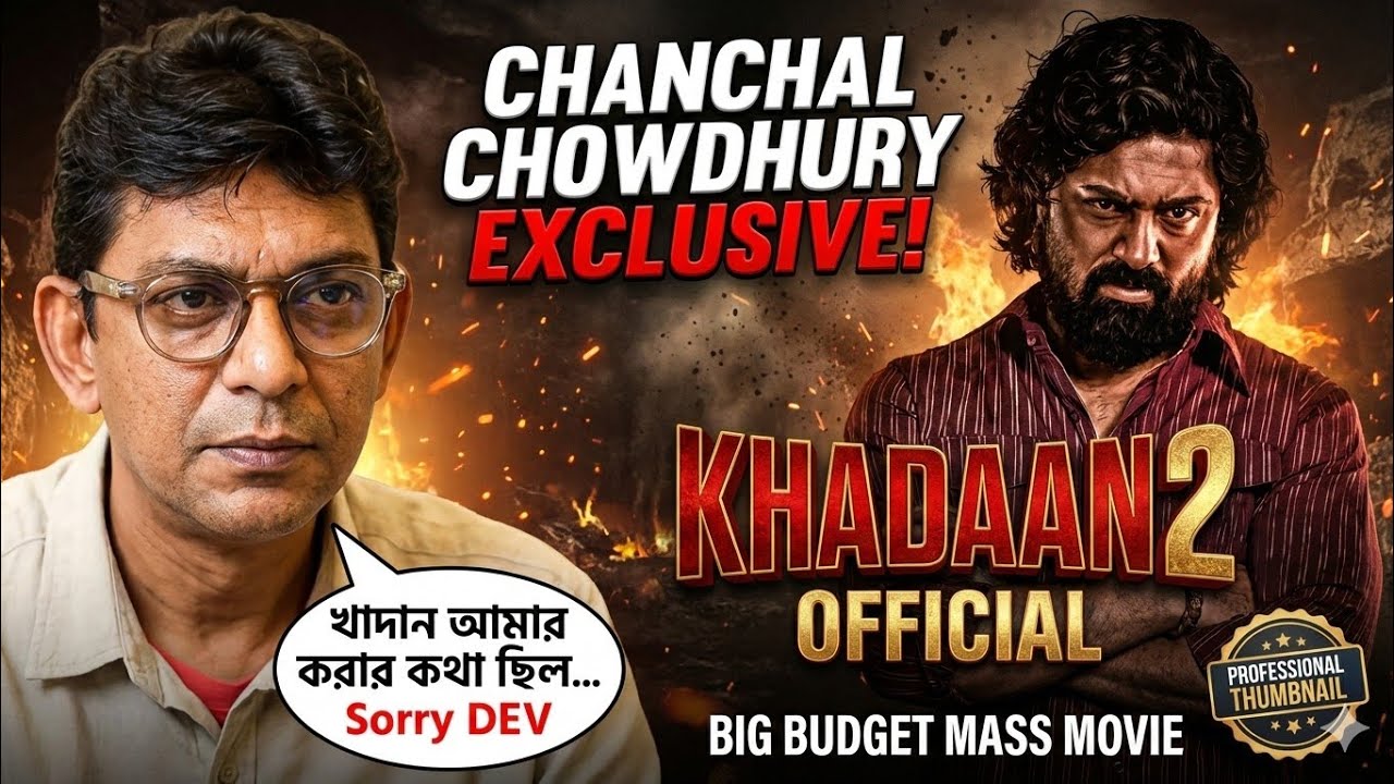 KHADAAN 2 তে চঞ্চল চৌধুরী! একি বললো নিজেই🤩DEV এর কাছে ক্ষমা চেয়েছি বললো!