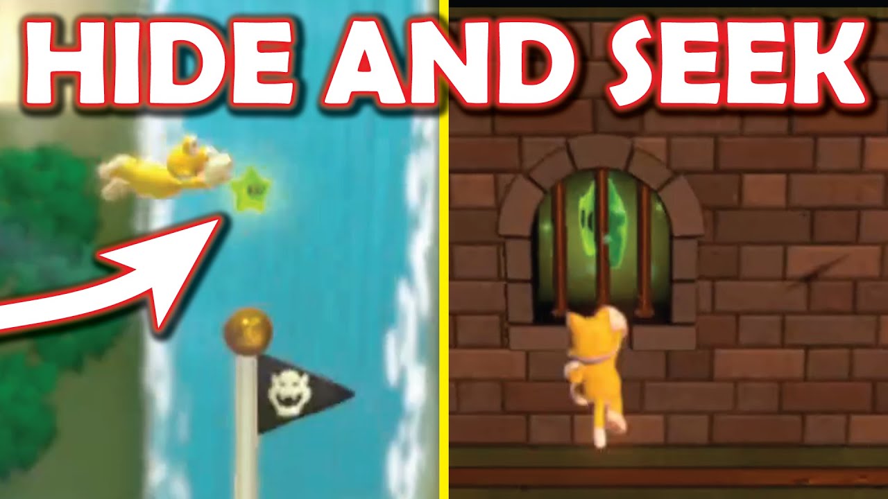 Green Star HIDE AND SEEK in Super Mario 3D World + Bowser's Fury mod! (with YouTuber Mayro!)