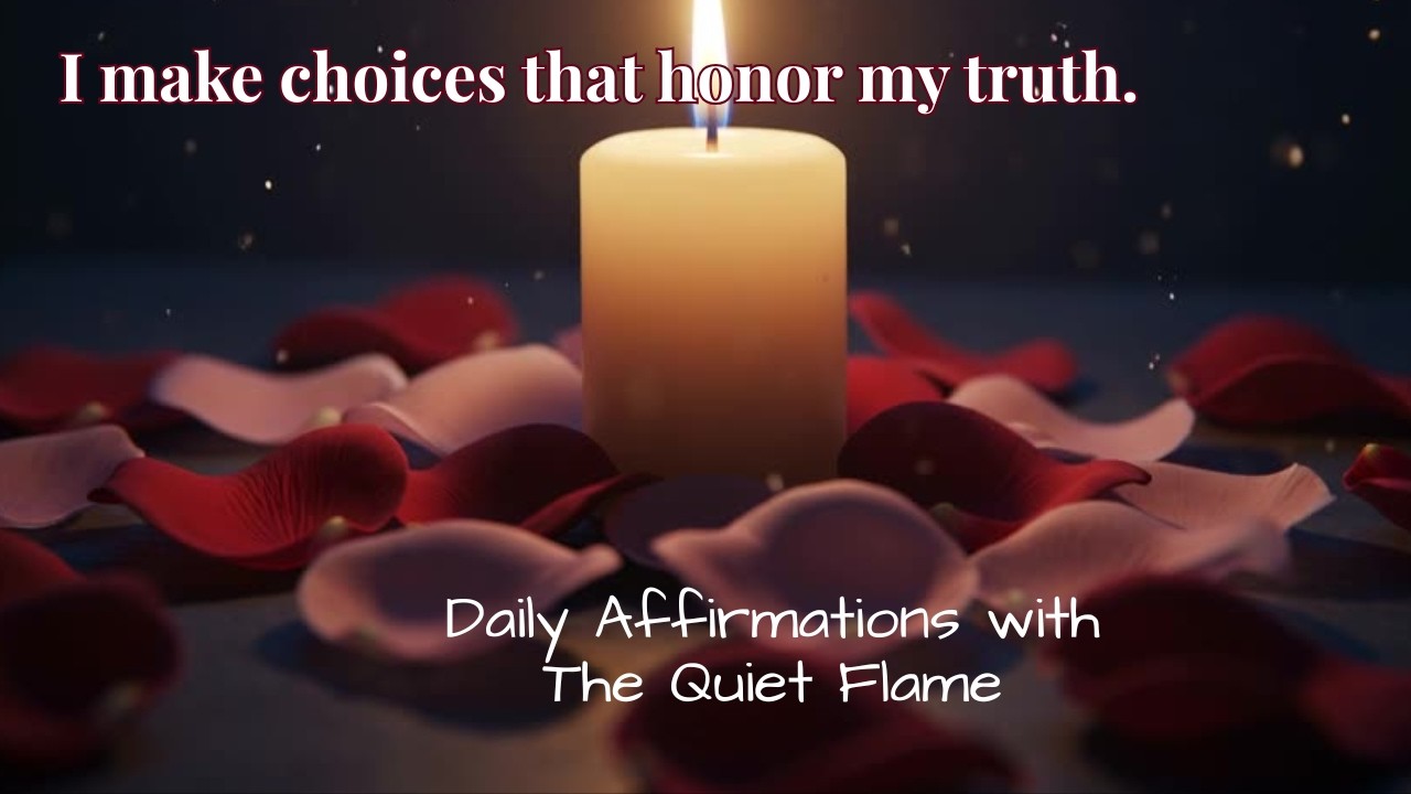 I make choices that honor my truth.