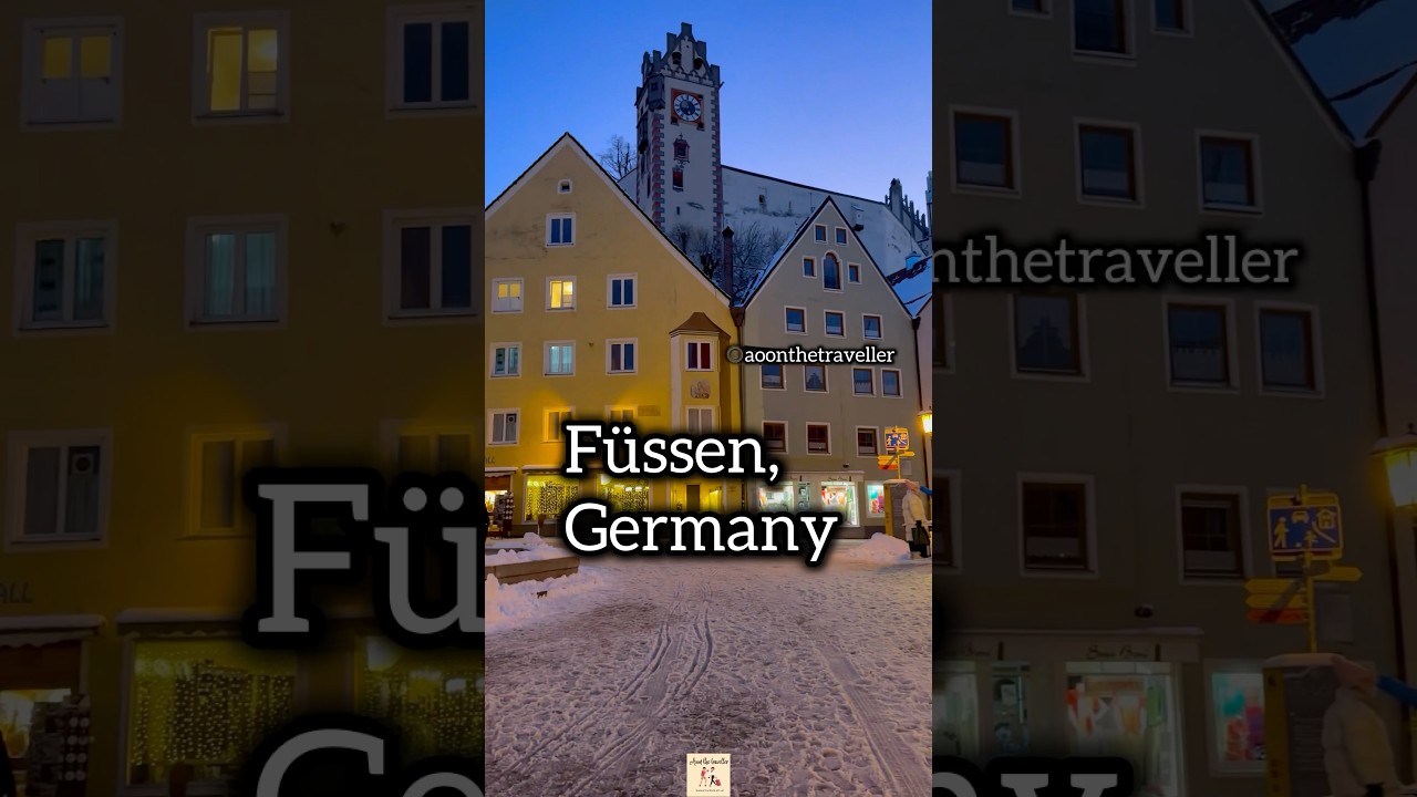 One of Germany&rsquo;s Most Beautiful Town | F&uuml;ssen #bavaria
