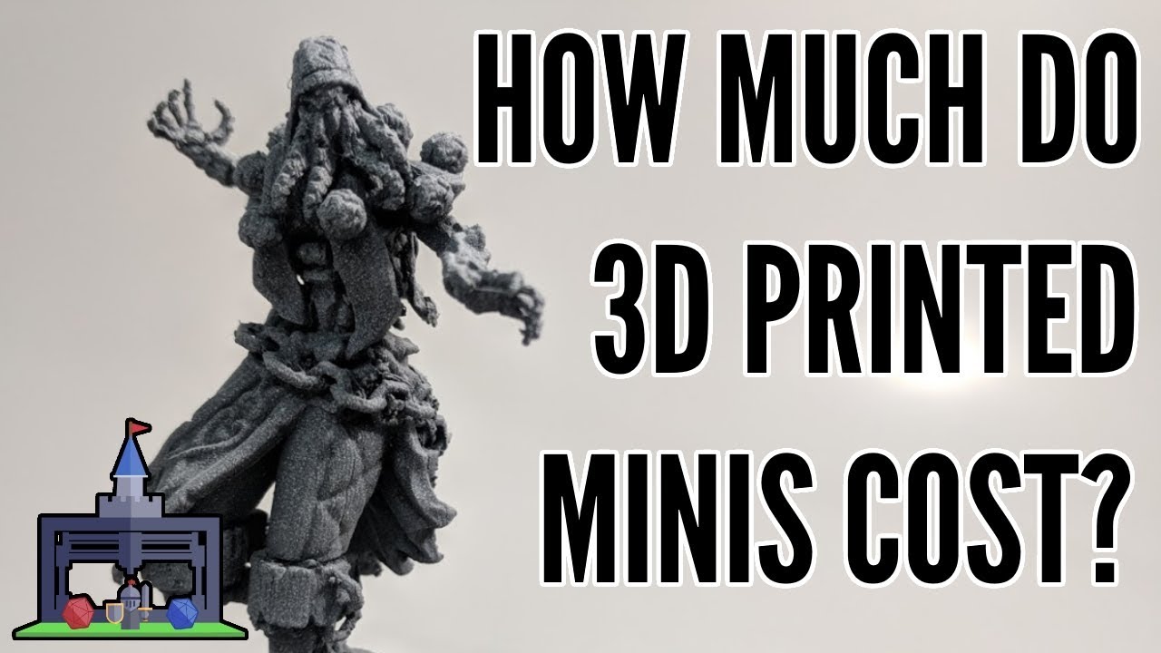 How Much Does 3D Printing Minis and Terrain Cost? And how to calculate it (Printing The Game #2)