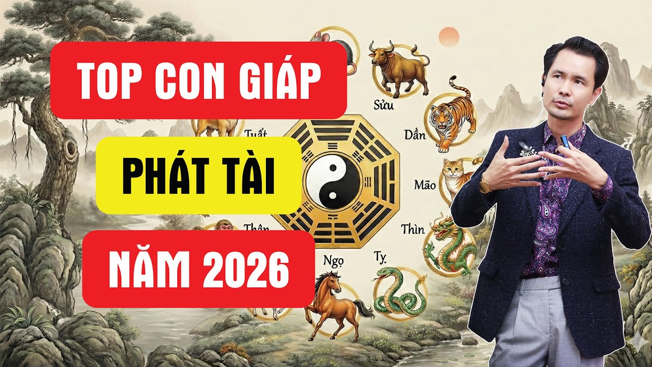 TOP NHỮNG CON GI&Aacute;P PH&Aacute;T T&Agrave;I NĂM B&Iacute;NH NGỌ 2026 | TỬ VI 12 CON GI&Aacute;P NĂM 2026