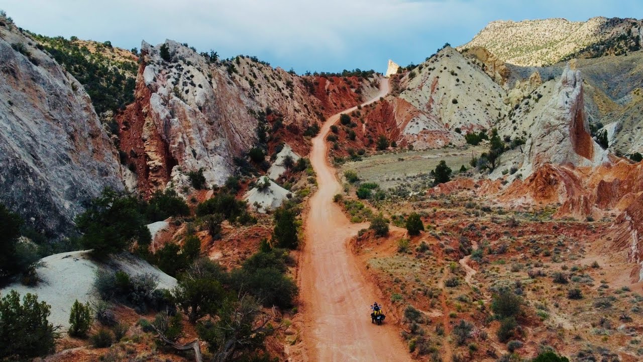 The best adventure bike is the one you ride | DR650 Cottonwood Canyon Road