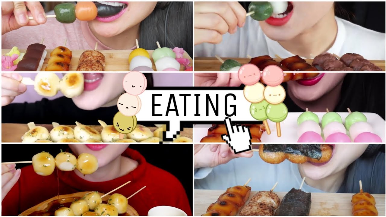 🍡DANGO🍡 EATING SOUNDS||compilation||MUKBANG [ASMR] NO TALKING||edit