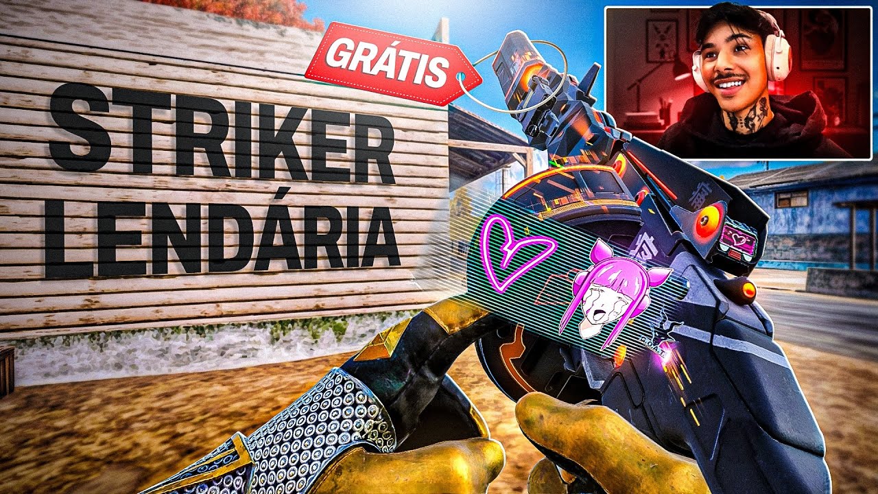 NOVA LENDÁRIA GRÁTIS *META* NO COD MOBILE BATTLE ROYALE! (STRIKER CÓDIGO FONTE)