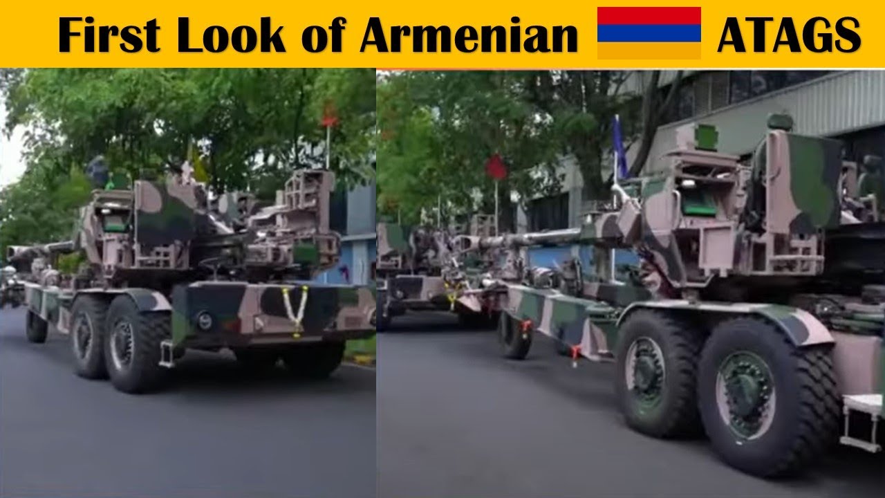 Первый взгляд на армянскую САУ от Bharat Forge #indianarmy #artillery #armenia