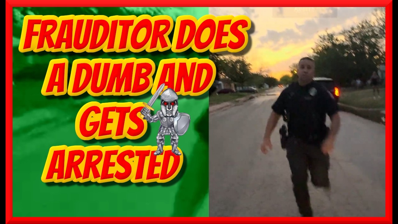 Texas Frauditor Does a Major Dumb Dumb Move and Gets Arrested