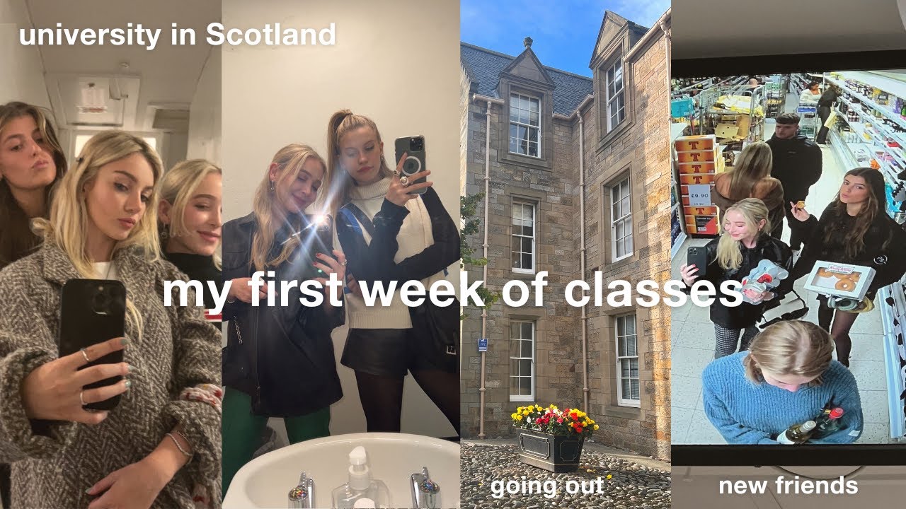 my first week of classes at university | traditions & going out