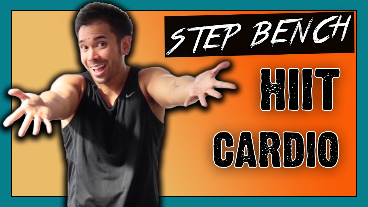 10 Minute Athletic Cardio Fat Burning HIIT Workout with Step Bench | Mike Donavanik (MikeDFitness)