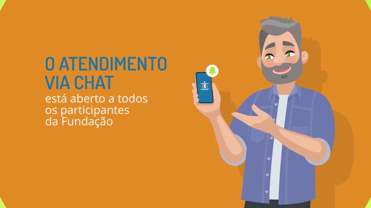 #AtendimentoFUNCEF | Utilize o chat de atendimento da FUNCEF
