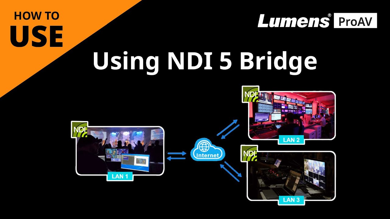 [UseAV] How to Use NDI 5 Bridge| Lumens ProAV