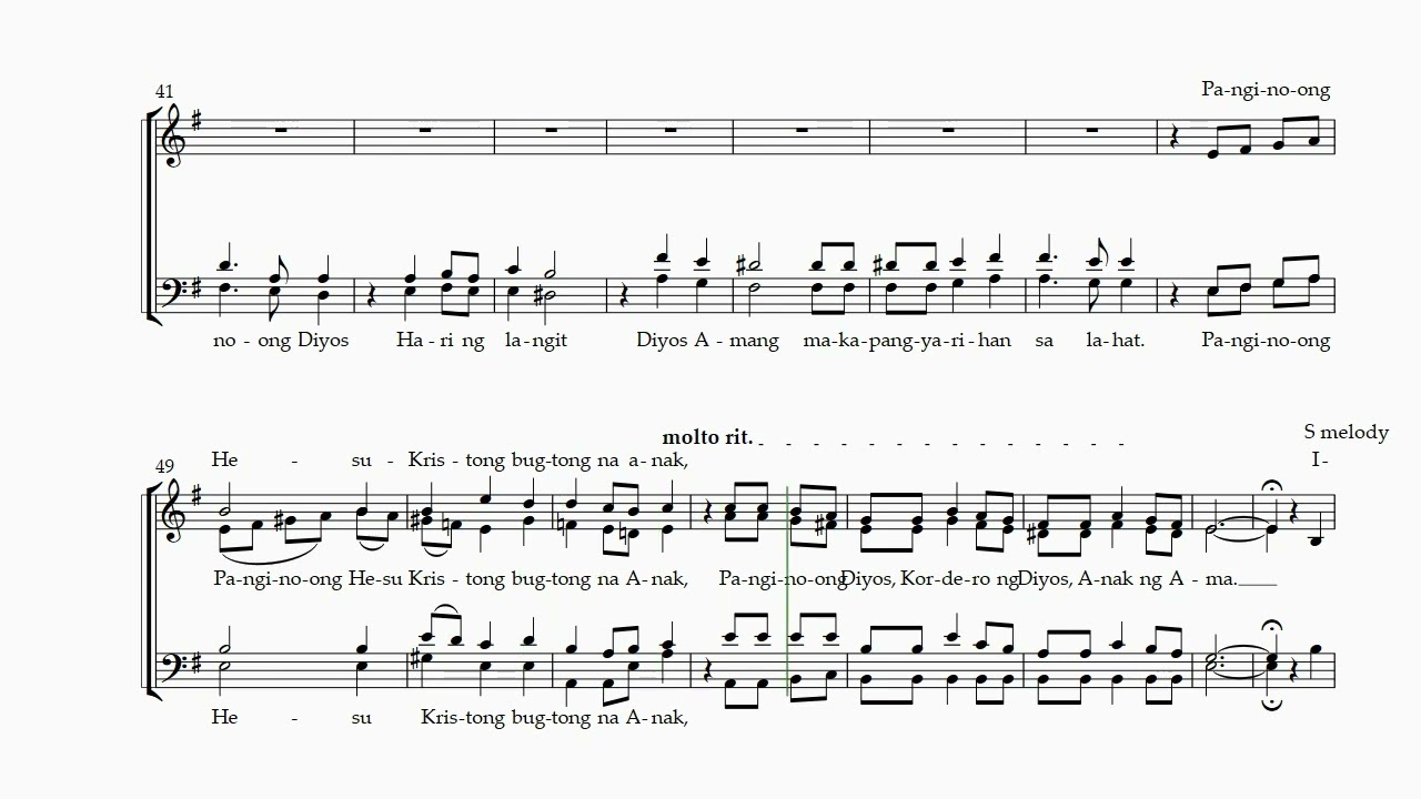 Papuri Sa Diyos (Teofilo Vinteres) Tenor study