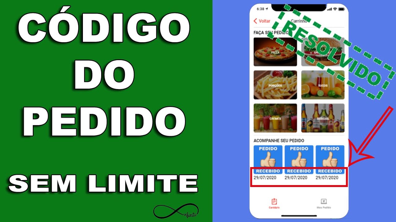 GERAR CÓDIGO AUTOMÁTICO DO PEDIDO - GLIDEAPPS