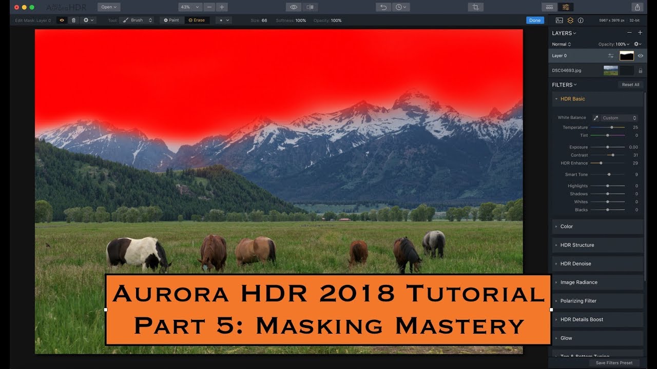 Aurora HDR 2018 Tutorial, Part 5: Masking Mastery