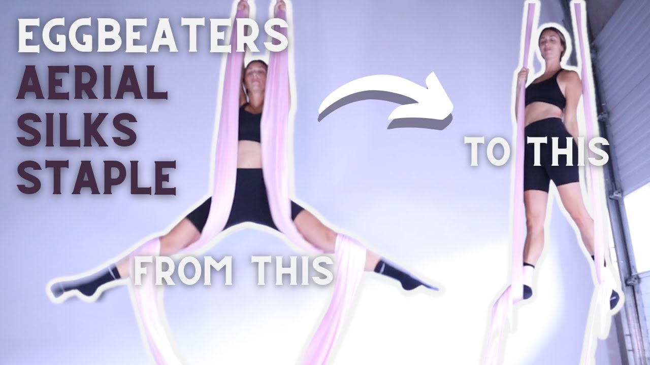 BEGINNER Aerial Silks Tutorial - Eggbeaters