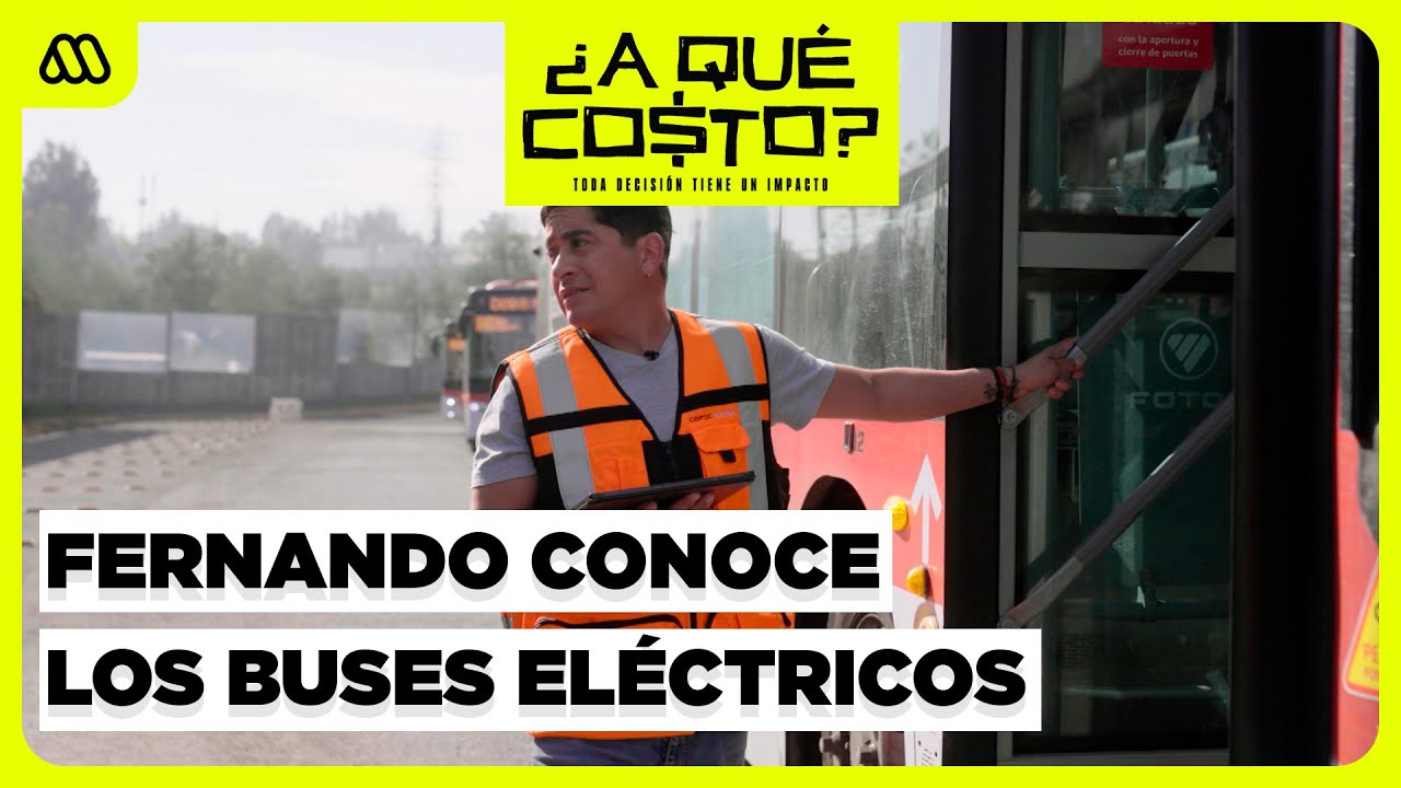 Fernando Godoy descubre las caracter&iacute;sticas de los buses el&eacute;ctricos de Red | &iquest;A qu&eacute; costo?